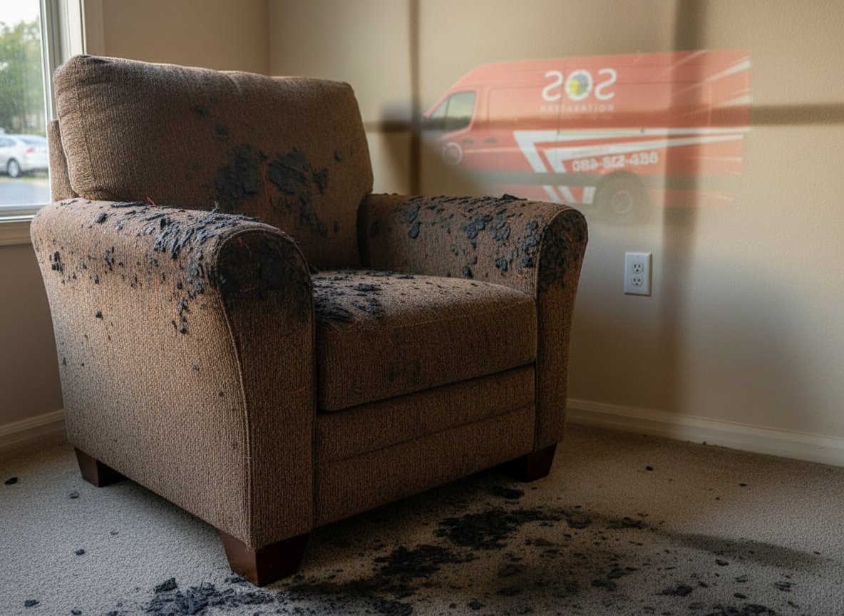 What should you discuss first after fire or smoke damage?