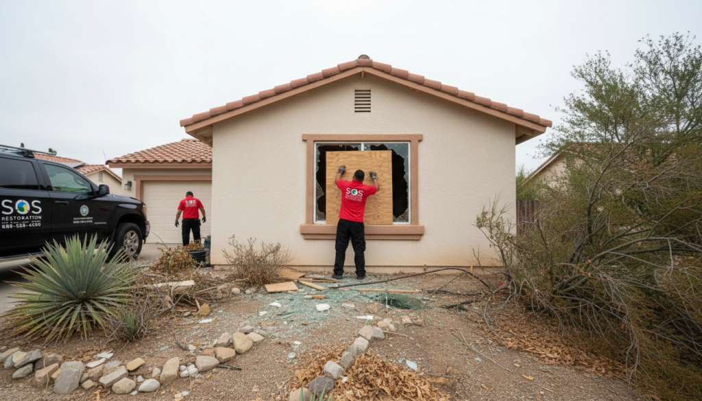 What Does Storm Damage Repair Involve?
