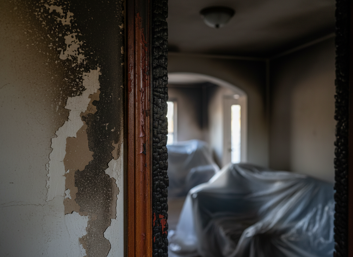 Fire and smoke damage restoration
